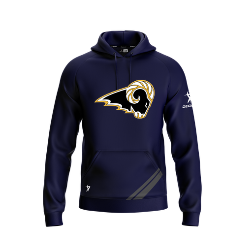 [FOLHSMNV-YXS-LOGO2] Decker Summit Hoodie (Youth XS, Navy, Logo 2)