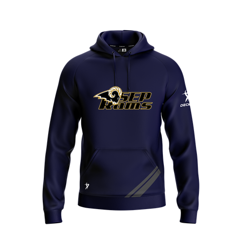 [FOLHSMNV-YXS-LOGO3] Decker Summit Hoodie (Youth XS, Navy, Logo 3)