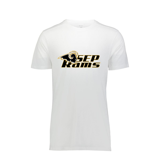 [FTSCUBWH-YS-LOGO3] Decker Youth Tri-Blend T-Shirt - Short Sleeve (Youth S, White, Logo 3)