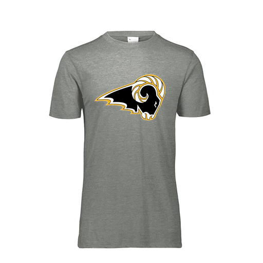 [FTSCUBGY-YS-LOGO2] Decker Youth Tri-Blend T-Shirt - Short Sleeve (Youth S, Gray, Logo 2)