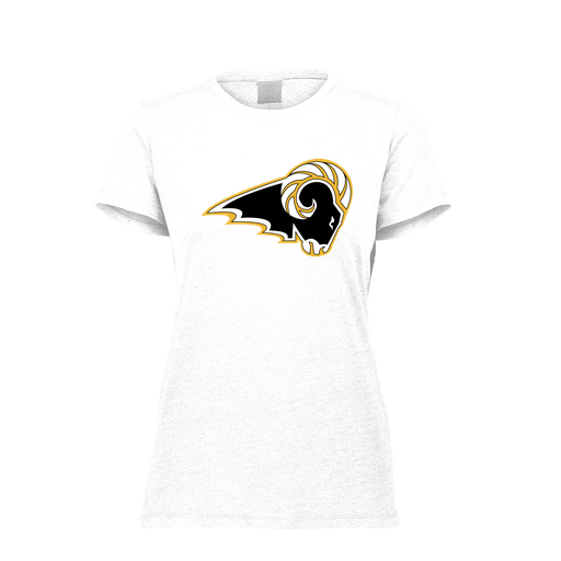 [FTSCUBWH-FAXS-LOGO2] Decker Women's Tri-Blend T-Shirt - Short Sleeve (Female Adult XS, White, Logo 2)