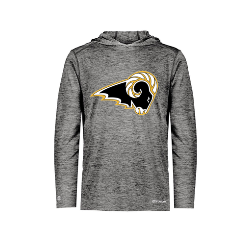 [FOLHCGBK-AS-LOGO2] Decker Men's Charge Hoodie (Adult S, Black, Logo 2)