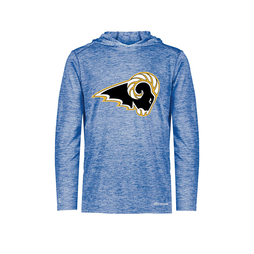 [FOLHCGRY-AS-LOGO2] Decker Men's Charge Hoodie (Adult S, Royal, Logo 2)