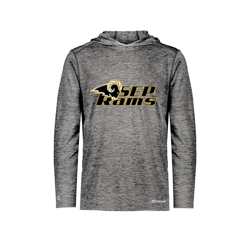 [FOLHCGBK-YS-LOGO3] Decker Youth Charge Hoodie (Youth S, Black, Logo 3)