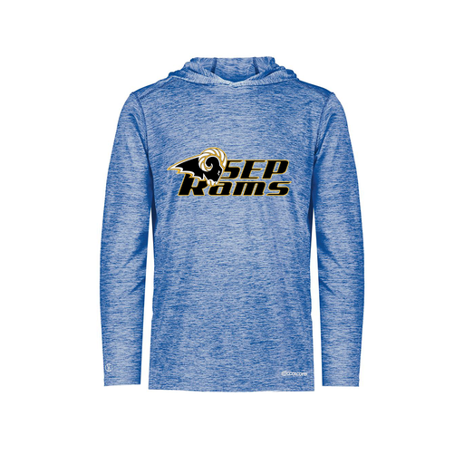 [FOLHCGRY-YS-LOGO3] Decker Youth Charge Hoodie (Youth S, Royal, Logo 3)