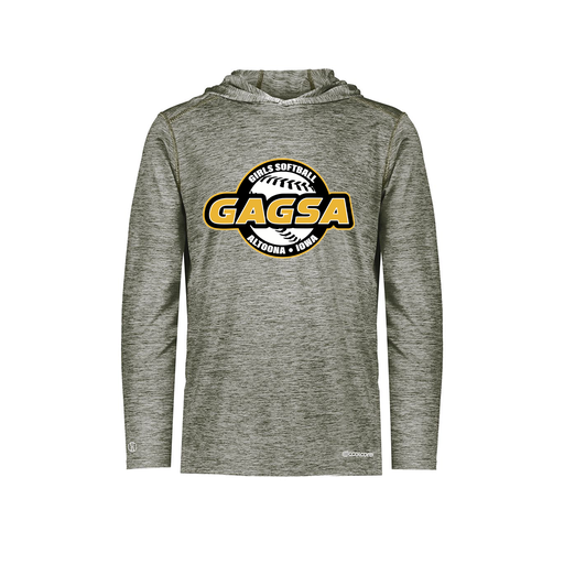 [FOLHCGGY-YS-LOGO1] Decker Youth Charge Hoodie (Youth S, Gray, Logo 1)